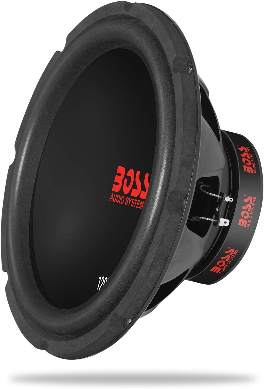 12 Inch Car Subwoofer, 1200 Watts, Dual 4 Ohm Voice Coil, Pack of 2 B7629