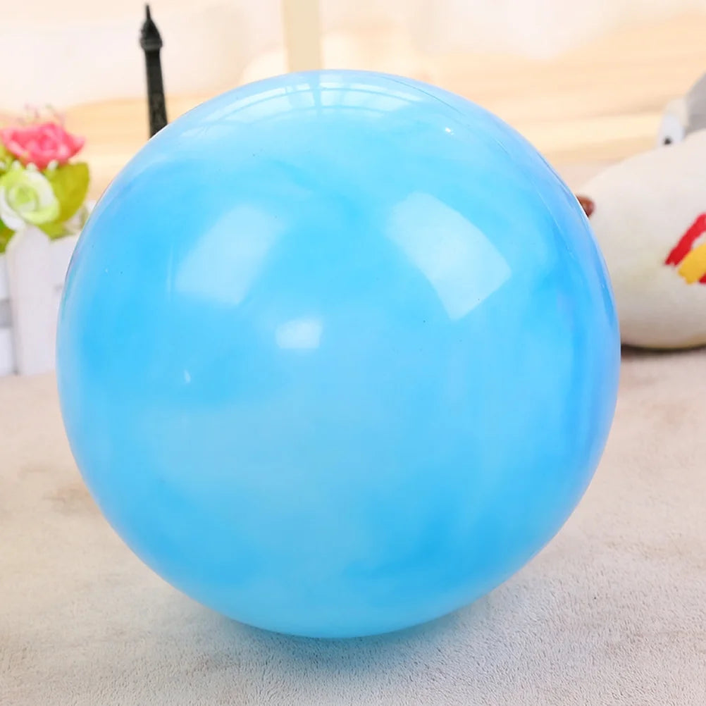 5pcs Plastic Air Filled Bouncy Rubber Balls Q6737