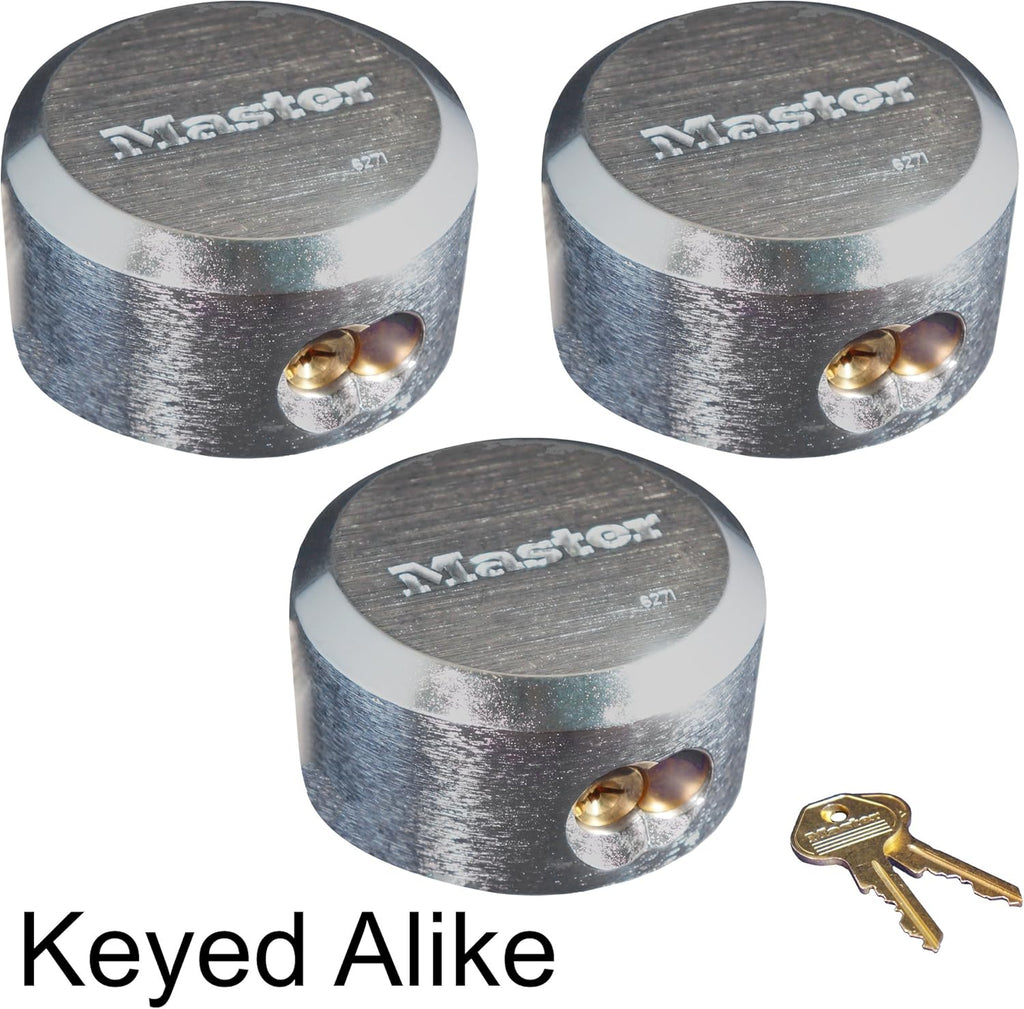 10 Pack Chrome Rekeyable Pin Tumbler Padlock U14453