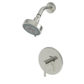 Gun Metal Shower Trim Set D3674