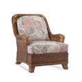 Natural/Blue and Beige Performance Stripe Armchair X411021