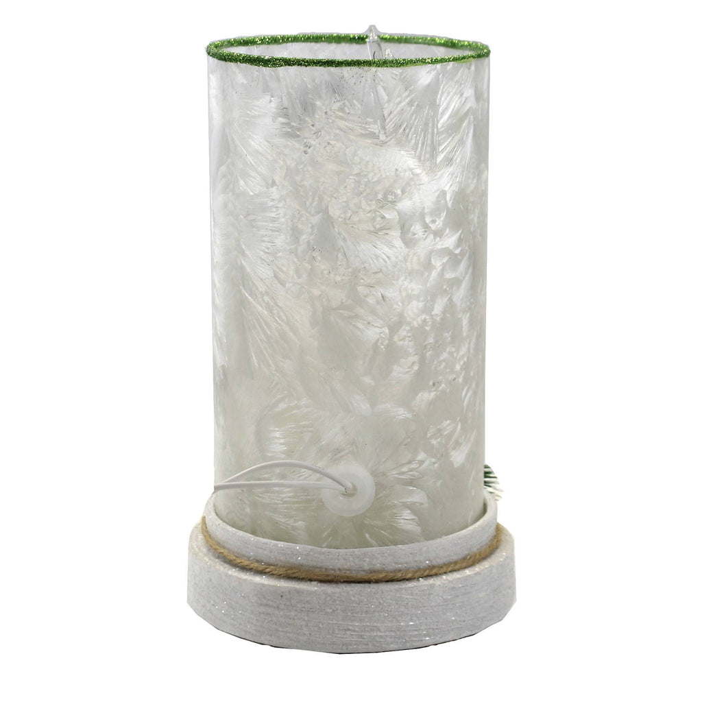 Snowman Hurricane Glass with Base Q24472