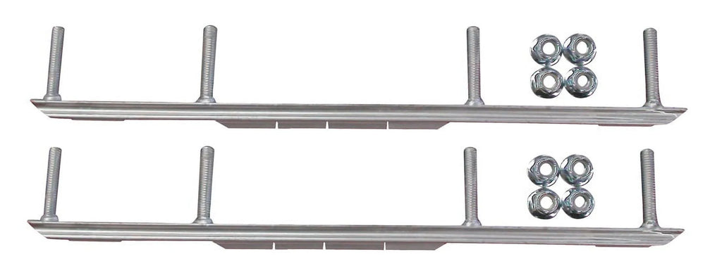 Yellow XCS Snowmobile Skis with 4.5" Shaper Bars Complete Kit L51763