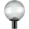 12 inch Decorative Outdoor Globe Post Mount Fixture Medium Base E26 Socket T668