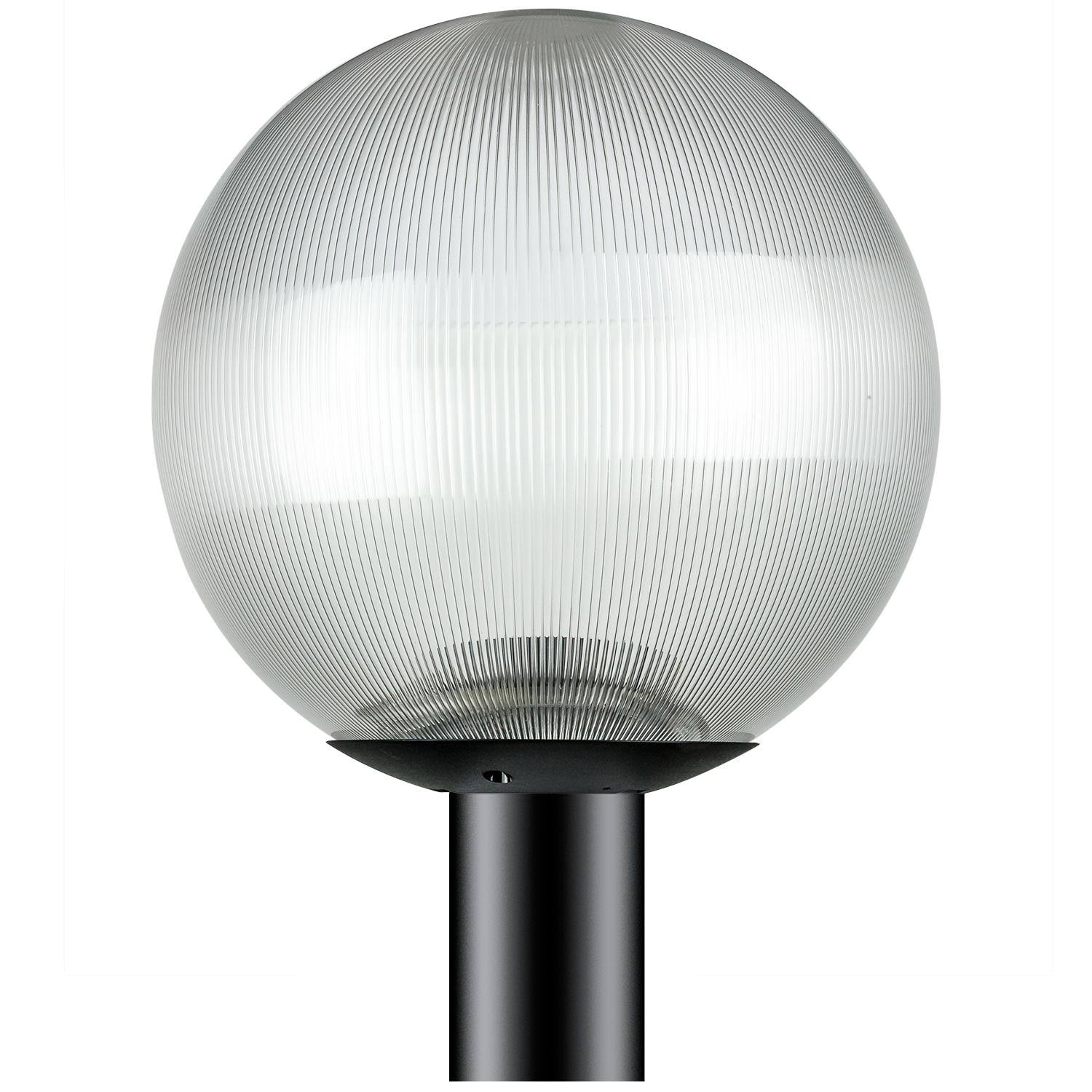 12 inch Decorative Outdoor Globe Post Mount Fixture Medium Base E26 Socket T668