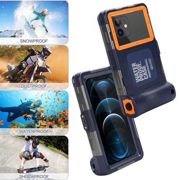Waterproof Protective Case for Sony Xperia XZ3 and Phones Up to 6.9 Inch with Lanyard V429