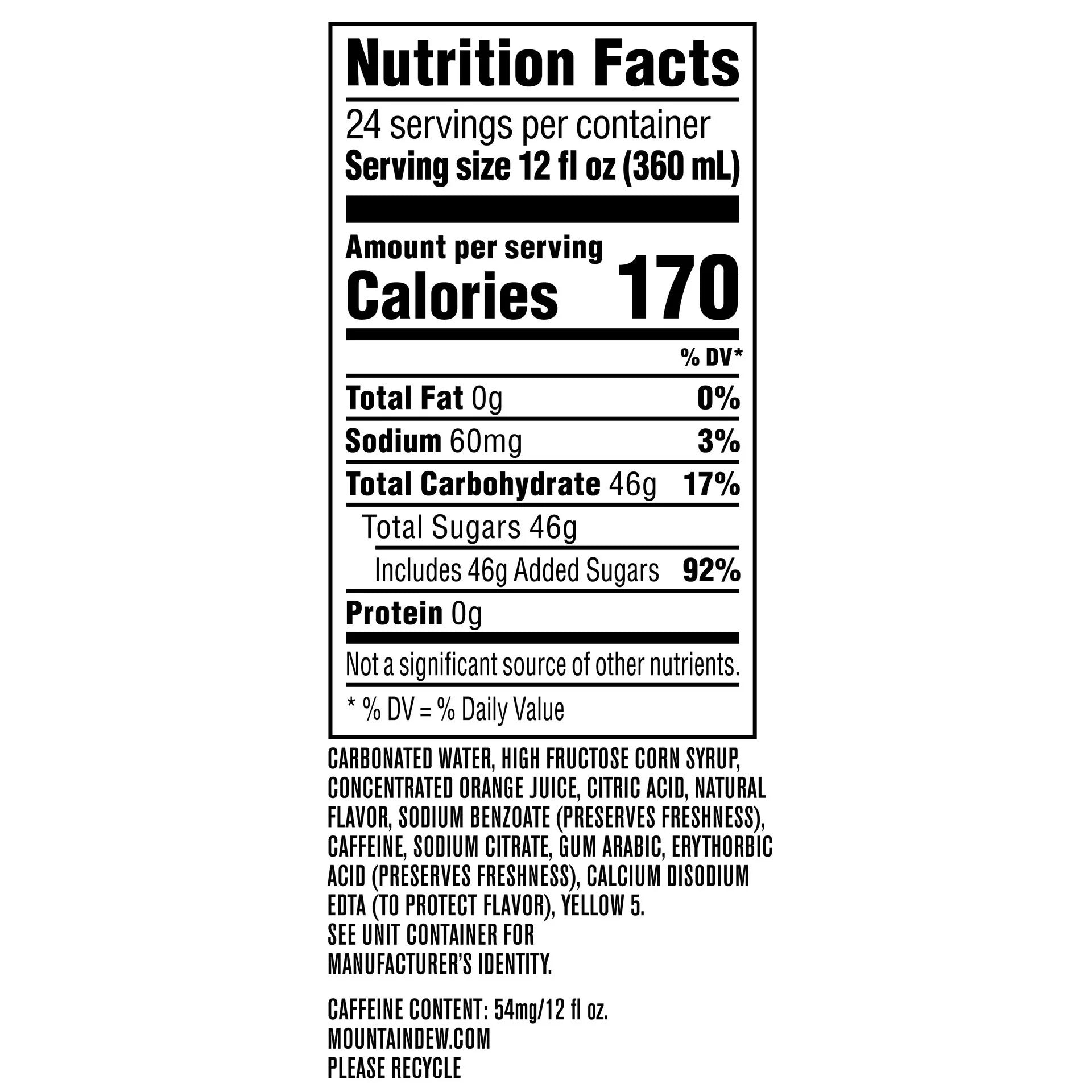 24 Pack Citrus Soda Pop Cans V541
