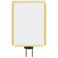 Gold Vertical Swivel Mount Sign Frame X8028