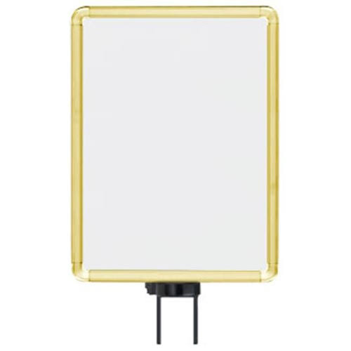 Gold Vertical Swivel Mount Sign Frame X8028