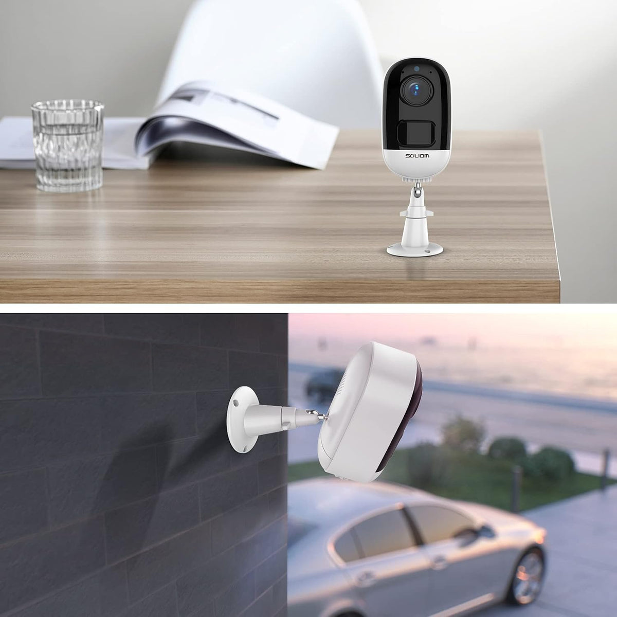 1080P WiFi Security Camera with Night Vision and 2-Way Audio M754