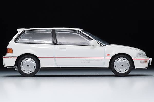 White Honda Civic SIR-II 1/64 Diecast Car R474