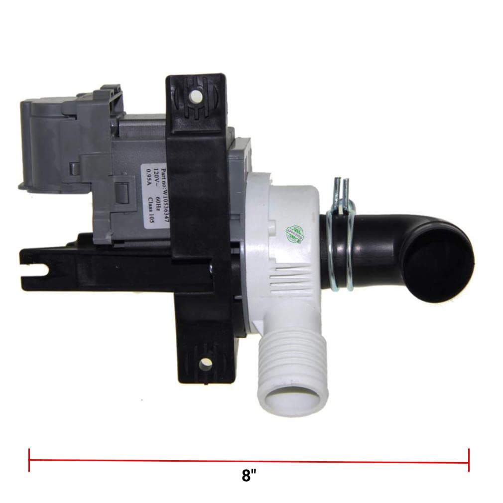 Washer Drain Pump 8" Length Q53761