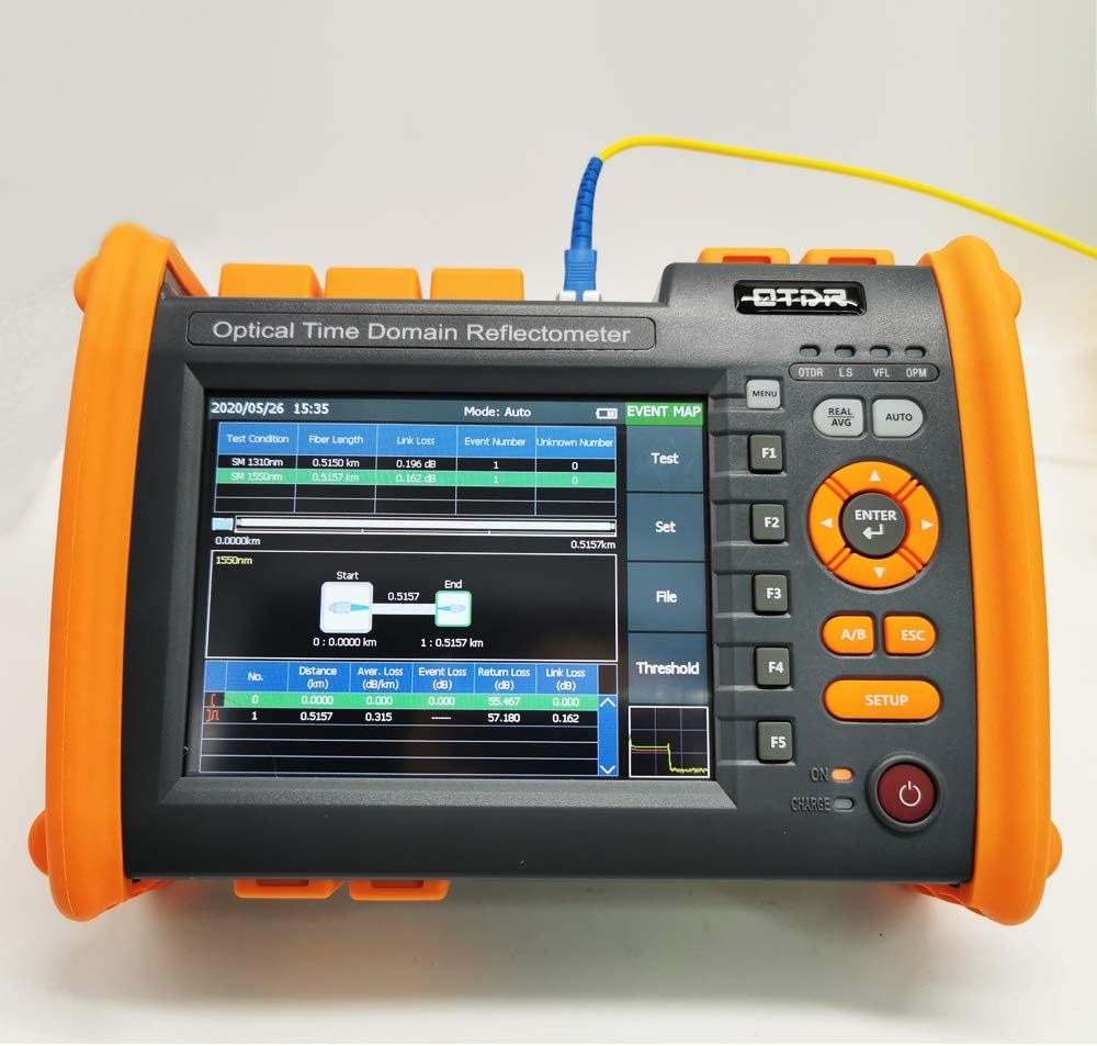 Optical Time Domain Reflectometer 1310/1550nm 32/30dB SM OTDR Tester with VFL OPM OLS Function X21184