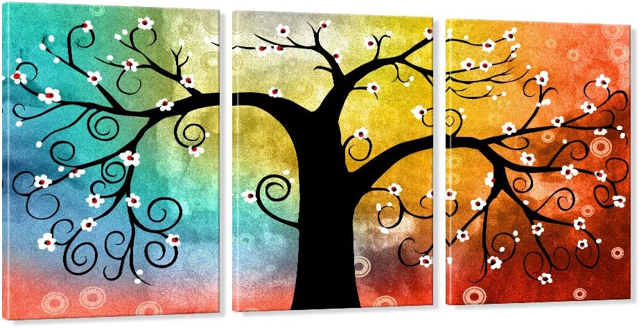 Black and Red Golden Gate Bridge Canvas Wall Art 20x28 3pcs A71208