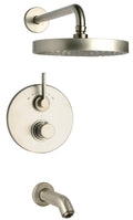 Brushed Nickel Thermostatic Valve 2 Way Diverter Volume Control A853