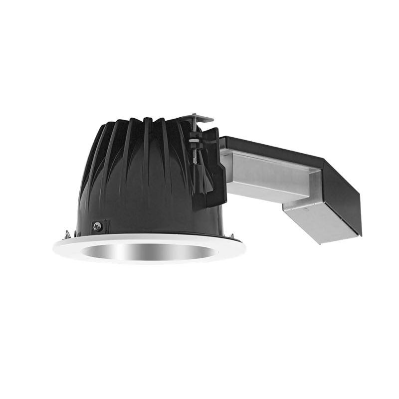 6 inch Round 26W Dimmable 3500K 80 CRI Matte White Ring L6092