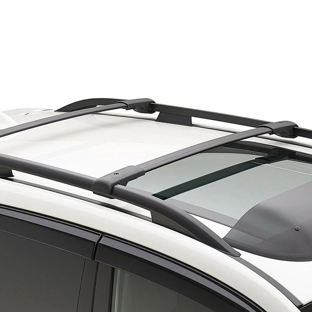 Black Aluminum Bolt-On Roof Rail Cross Bar N724