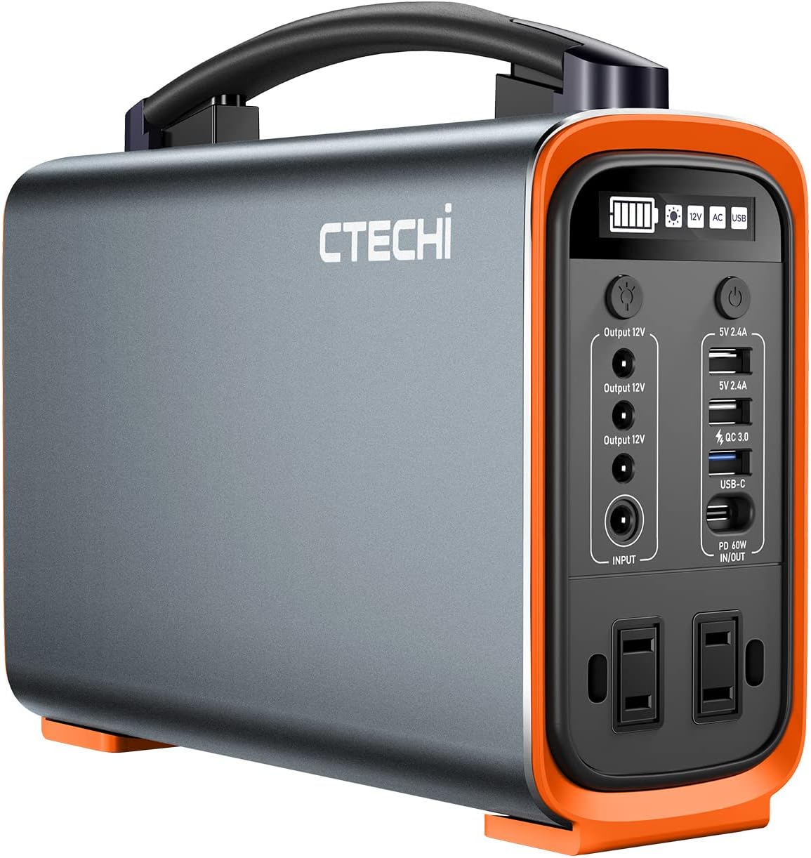 Portable Power Station 200W 240Wh LiFePO4 Battery Backup Solar Generator Z45892
