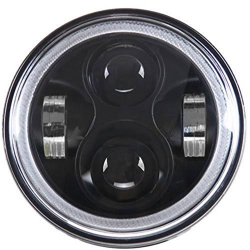 5 3/4x22 Projection LED Headlight with White Halo Ring R705482