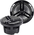 8" 2-Way Marine Coaxial Speakers Pair (Black) R677