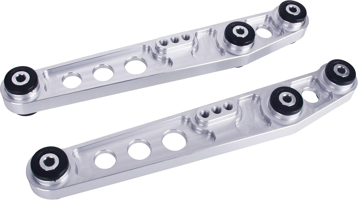 2pcs Silver Aluminum Rear Lower Control Arm Kit for Acura Integra Honda Civic EG T394146