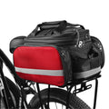 Rear Seat Bag Expandable MTB Bike Rack Bag with Rain Cover E528874