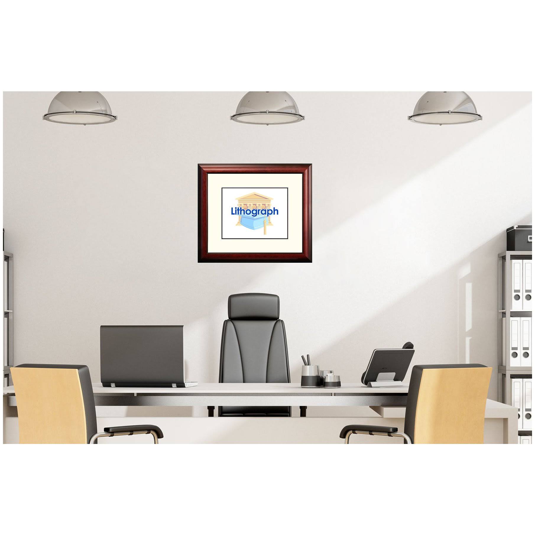 Framed Lithograph B3411