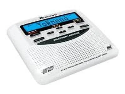 White NOAA Weather Alert Radio K37188