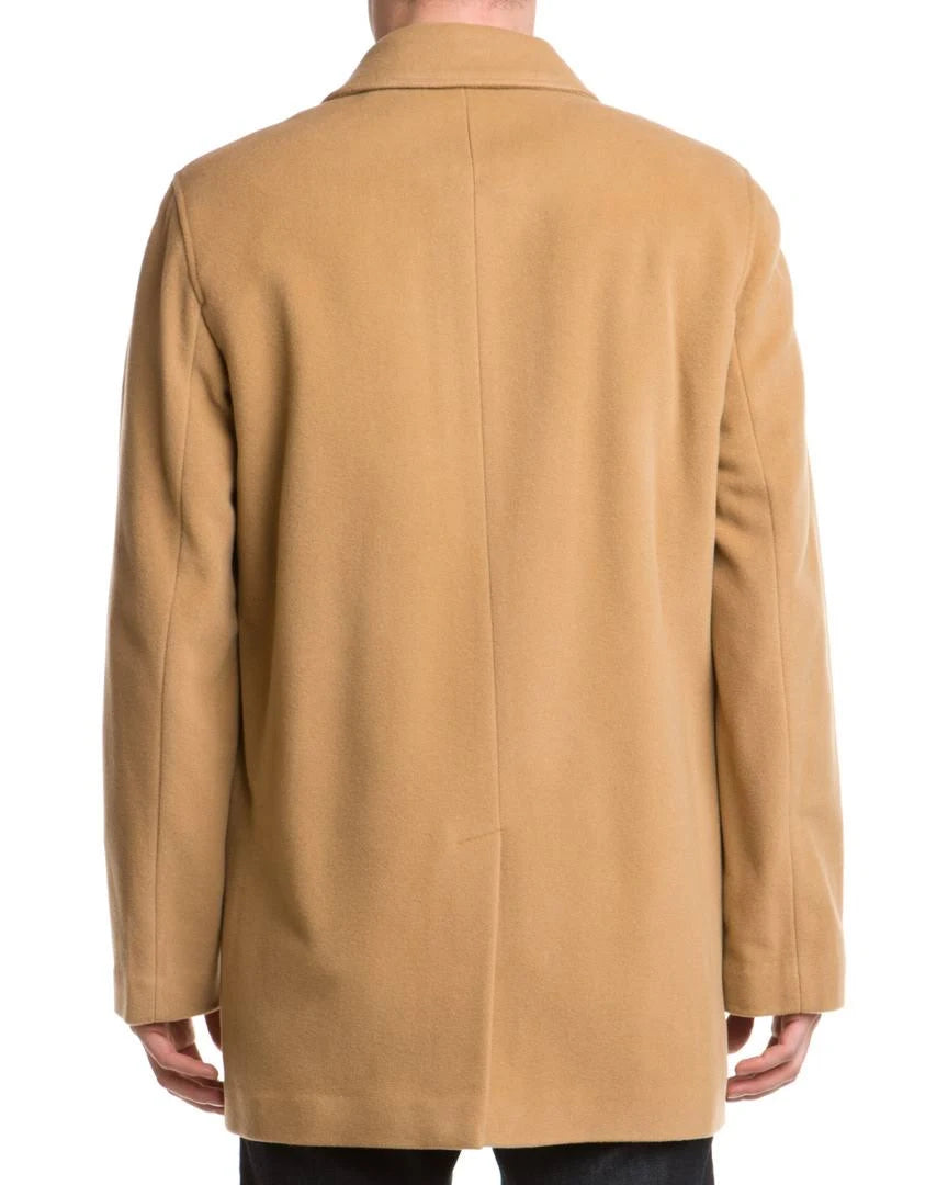 Camel Cashmere Wool Topcoat F84928