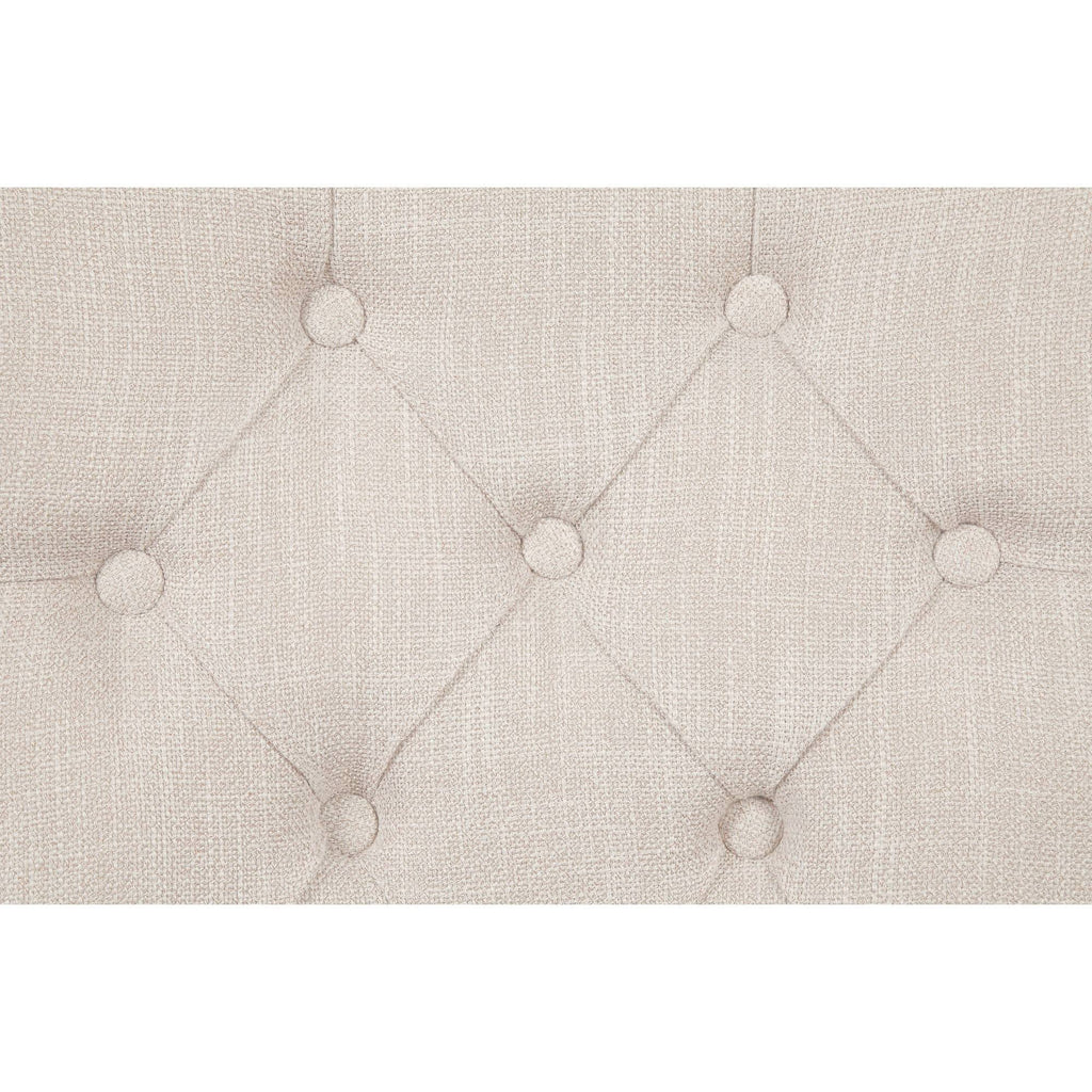 Beige Linen Dining Arm Chair (Set of 2) M470965