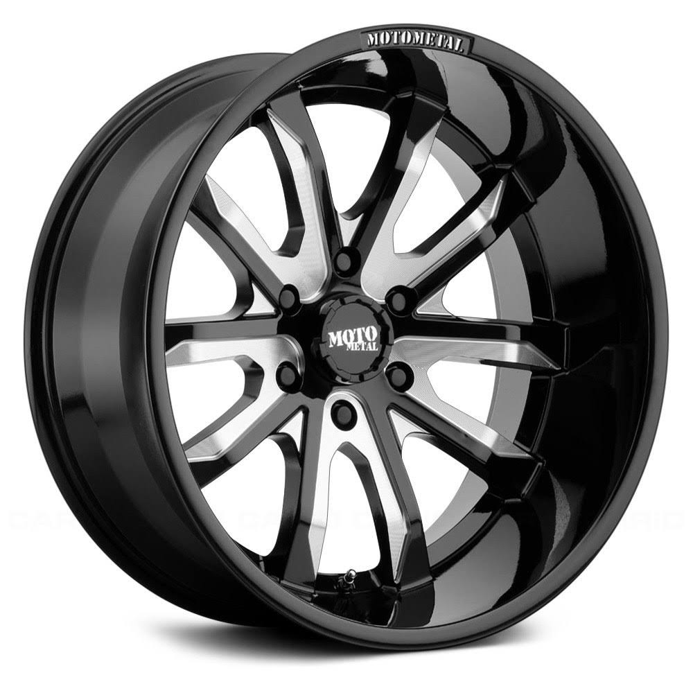 Gloss Black Milled 20x9 Wheel S90604