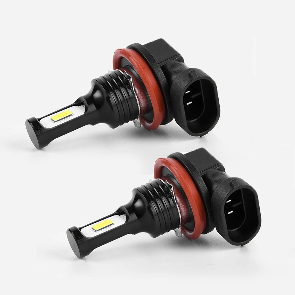 H9 H11 High/Low Beam LED Headlight and H11 Foglight Bulbs 6000K White, 6pc Y1740
