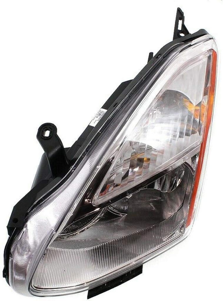 Nissan Rogue Headlight Assembly 2009 2010 Driver Side Halogen D979625