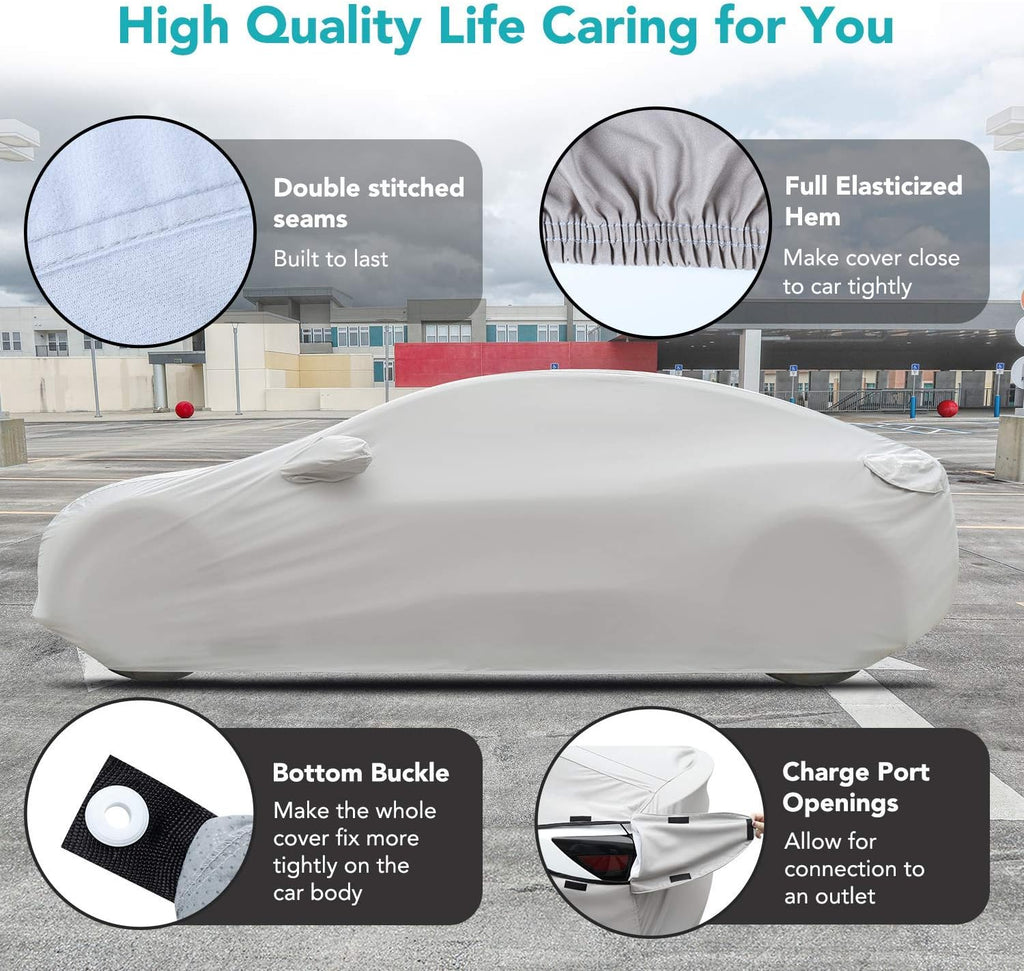 Outdoor Car Cover with Storage Bag I685