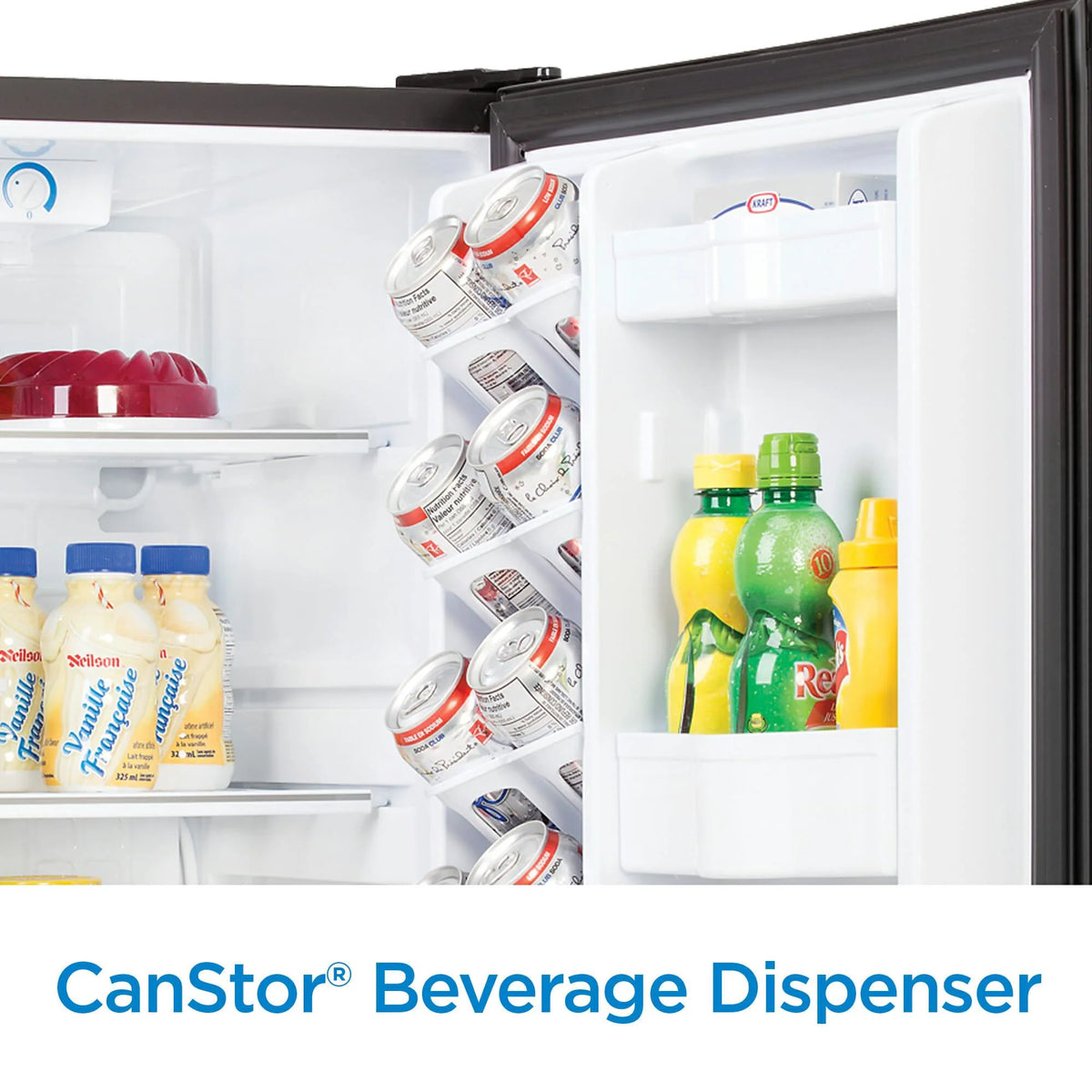 2.6 Cubic Feet Compact Freestanding Refrigerator, Black X636