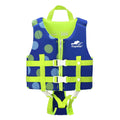 Blue Inflatable Kids Life Jacket with Adjustable Safety Strap E749