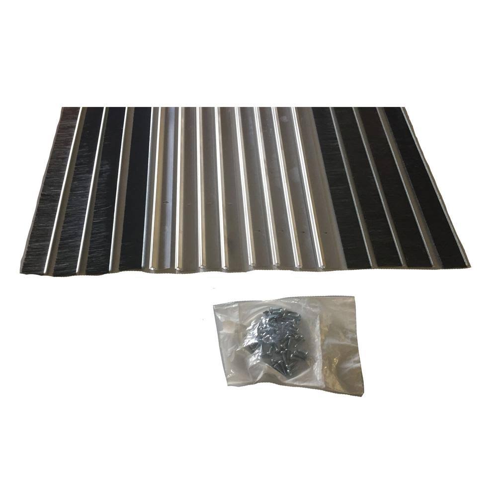 Garage Door Brush Weather Seal with Aluminum Retainer with 1 in. Brush J320