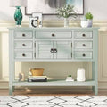 Console Table with 7 Drawers, 1 Cabinet and 1 Shelf P690716