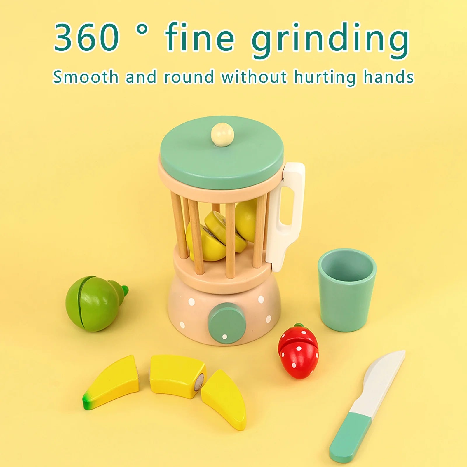 Montessori Wooden Toy Blender Juicer and Smoothie Maker P5197
