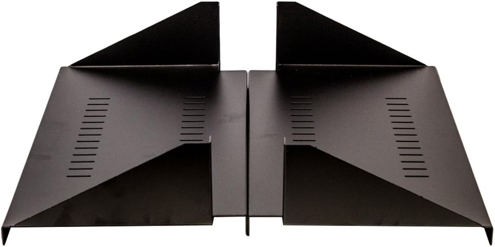 2U Cantilever Server Shelf Rack Mount 19 Inch 2 Piece Set Vented P180786
