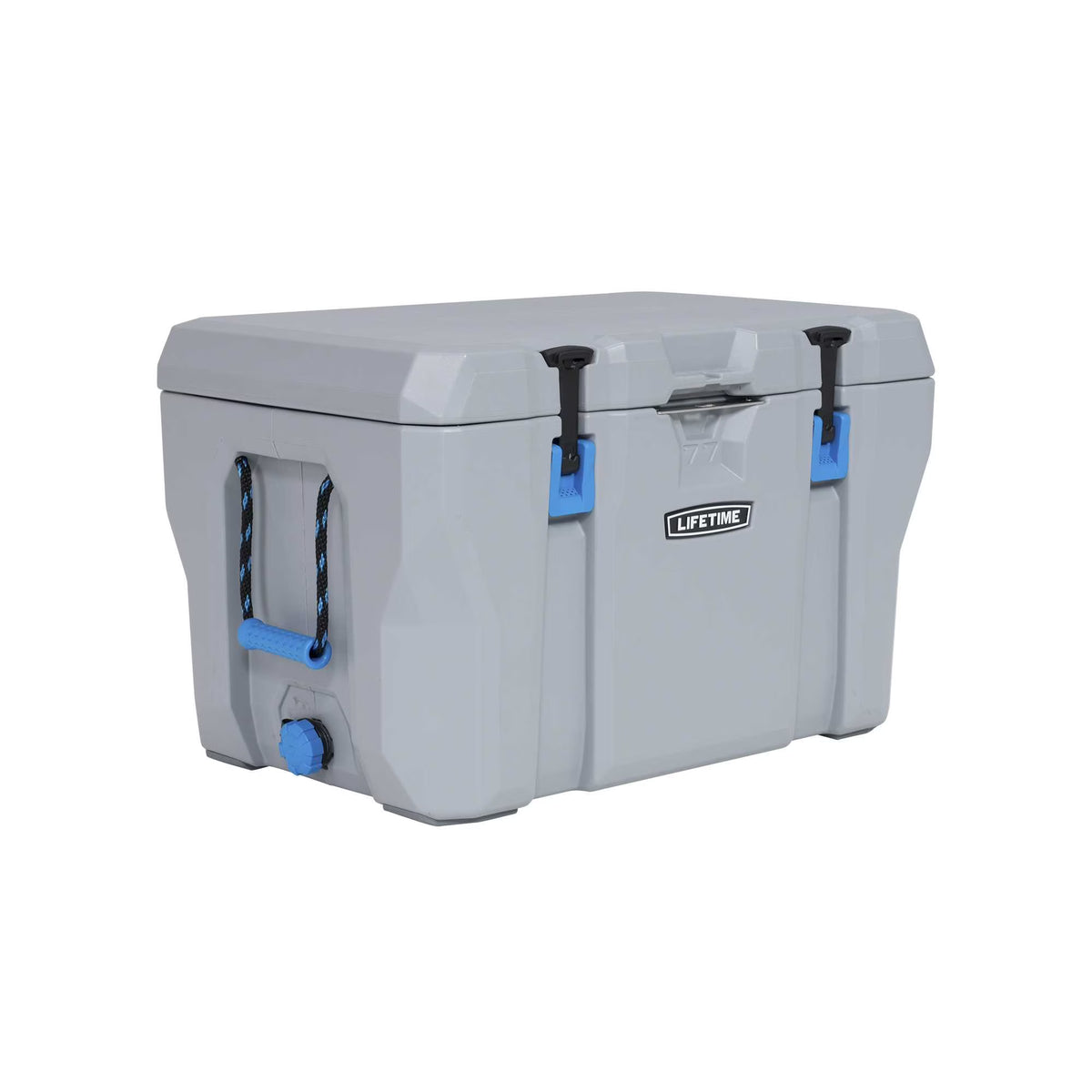 77 Quart Polyethylene Cooler, Light Gray T6031