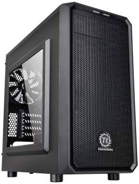 Black Interior M-ATX Gaming Case with Side Window USB3 C4661