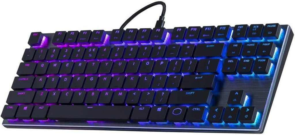 Renewed Tenkeyless Mechanical Keyboard with Cherry MX Low Profile Switches W2193