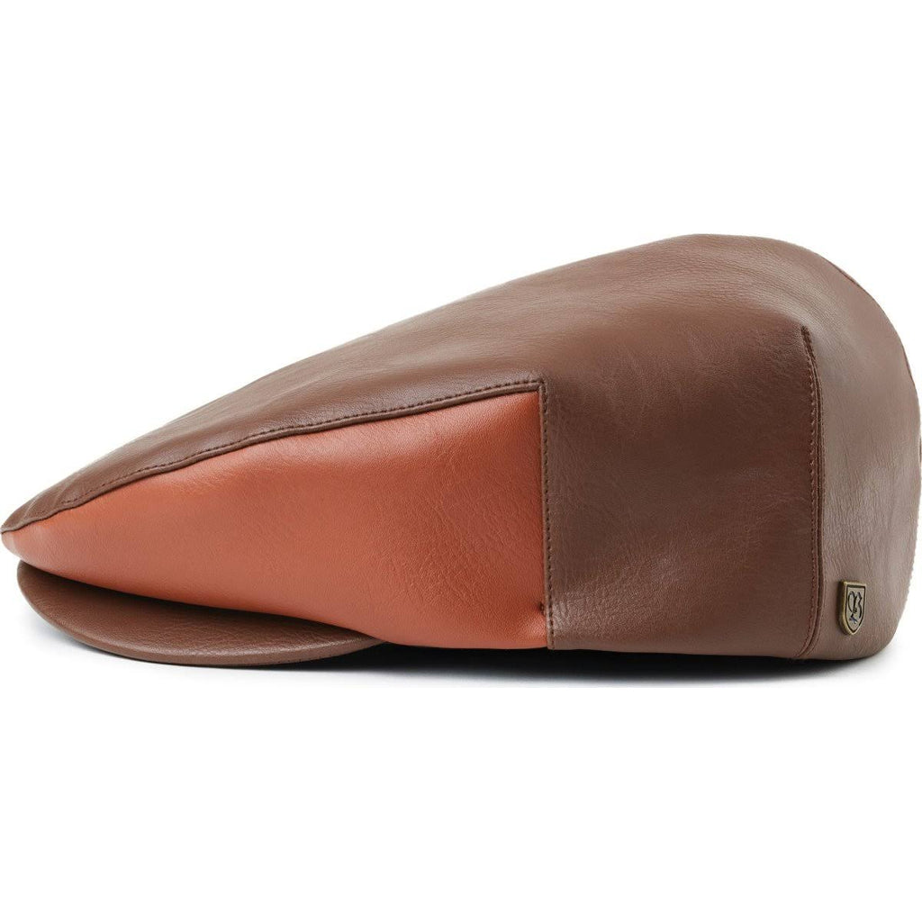 Brown Khaki Snap Flat Cap E860