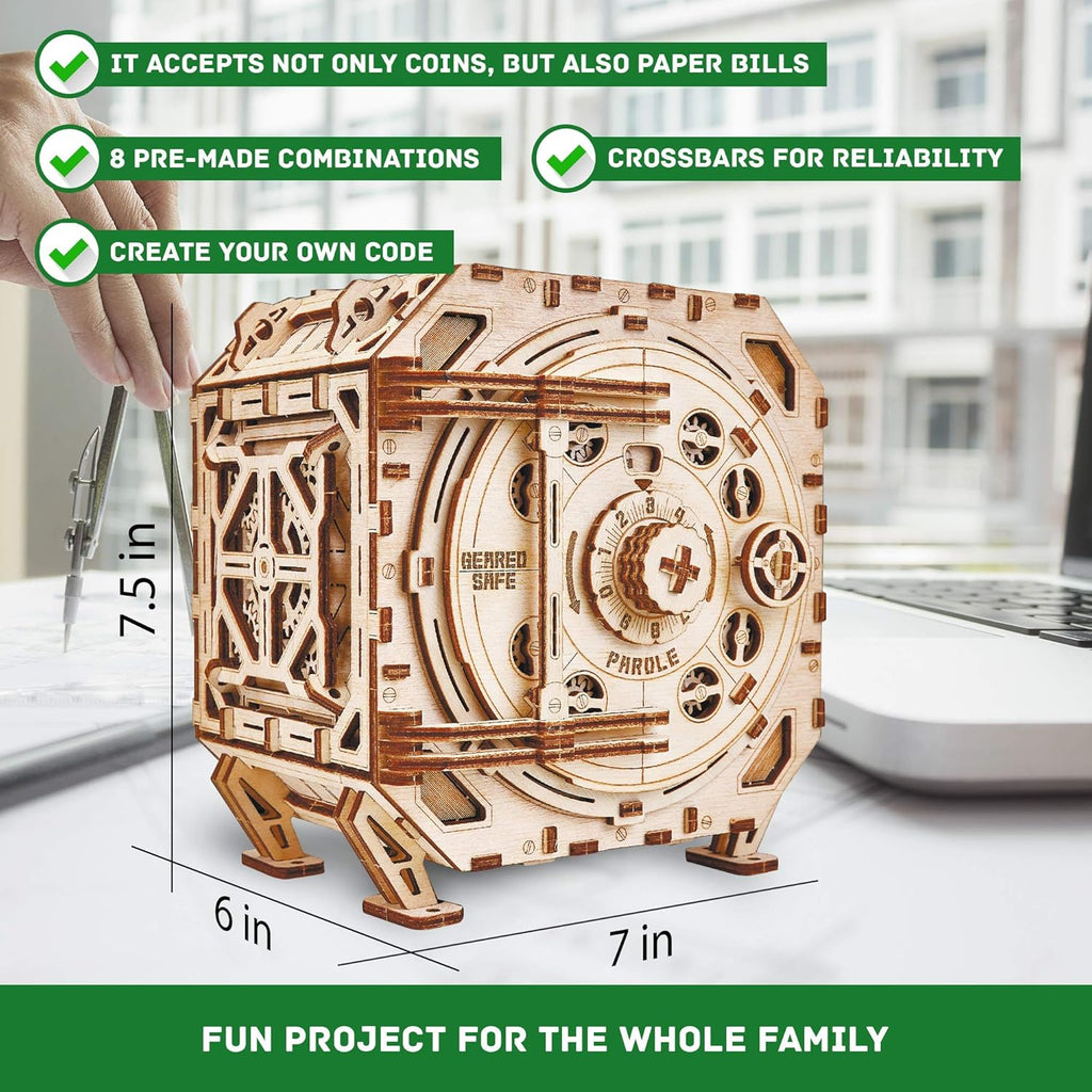 Wooden Model Kit 3D Puzzle Pack of 2 Z63129
