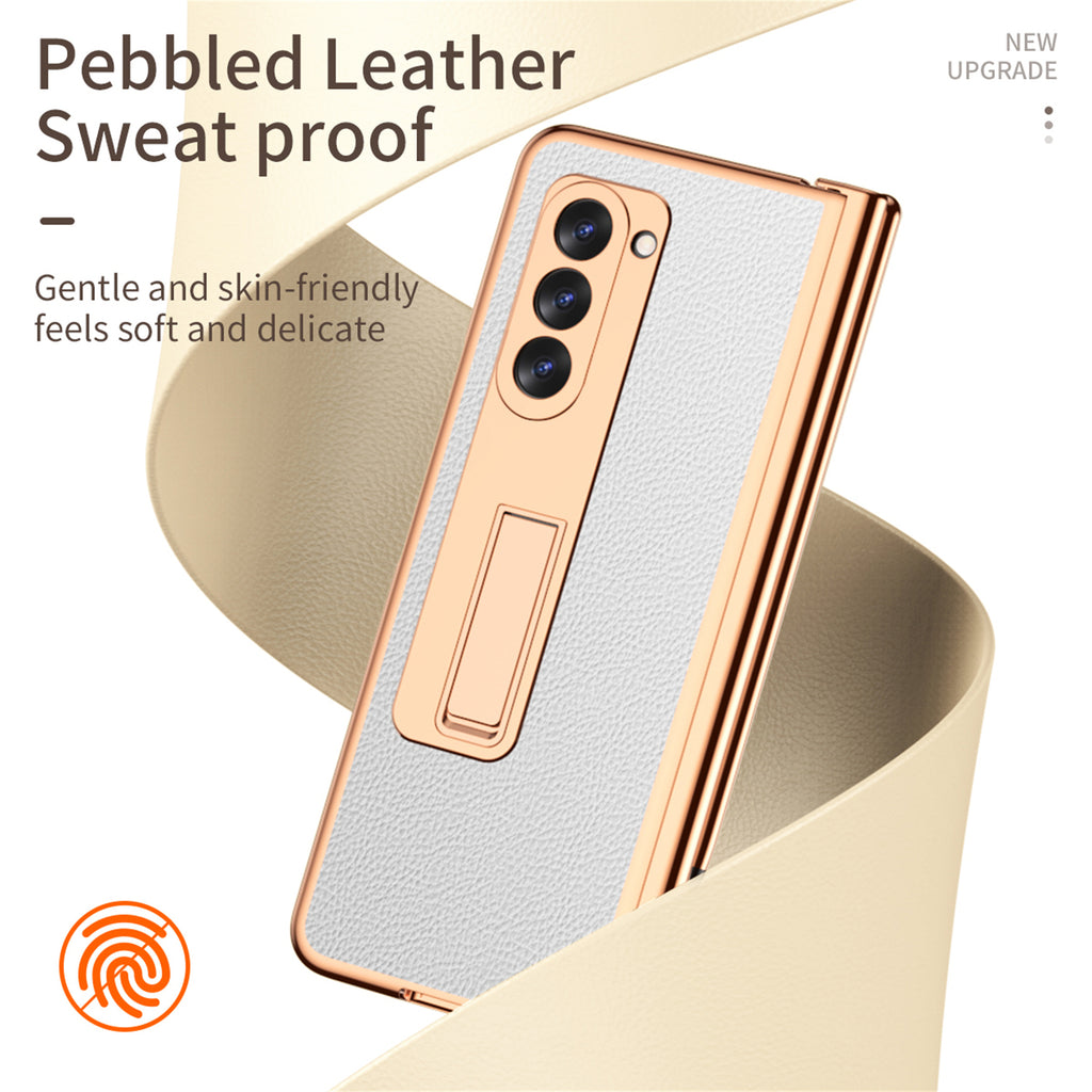 White Lychee Pattern Phone Case with Pen Slot C751415
