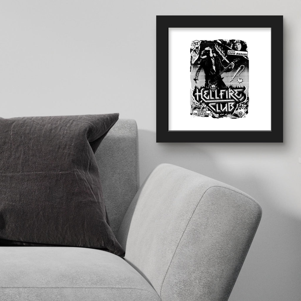 Black Framed Wall Art, 12" x 12" X611907