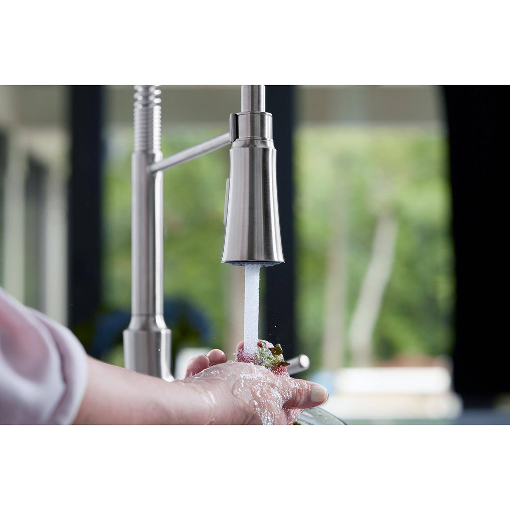 Steel Optic Kitchen Faucet T196