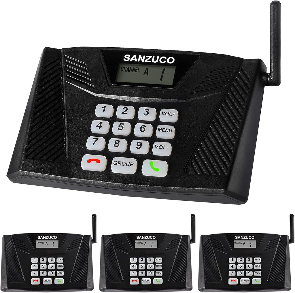 Wireless Intercom System Pack 4 H379