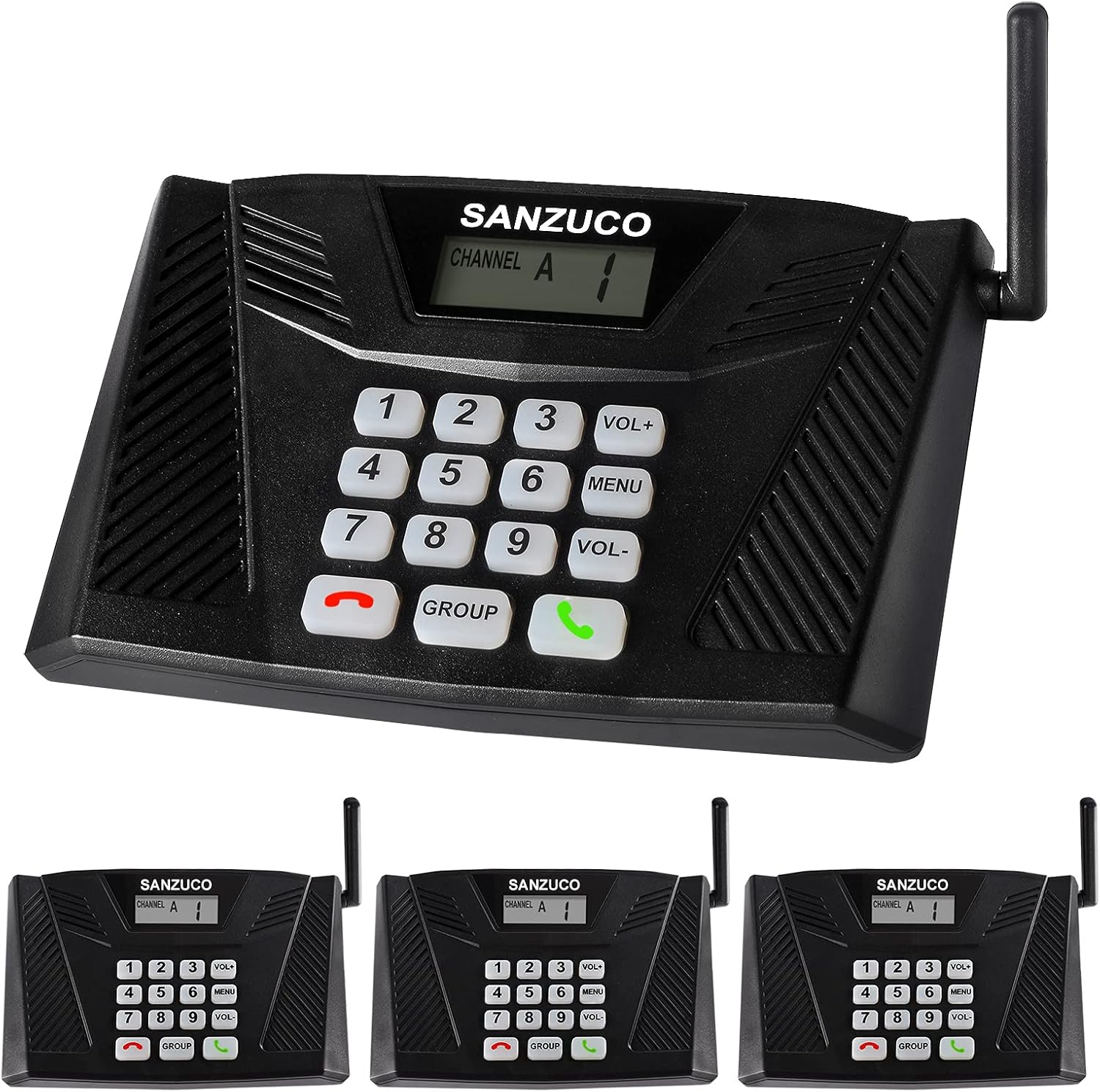 Wireless Intercom System Pack 4 H379